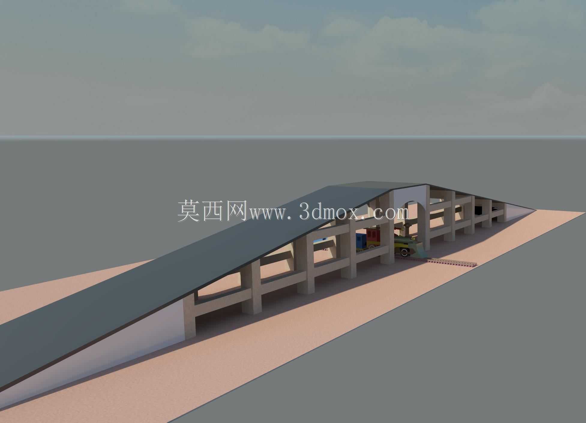 在桥下训练