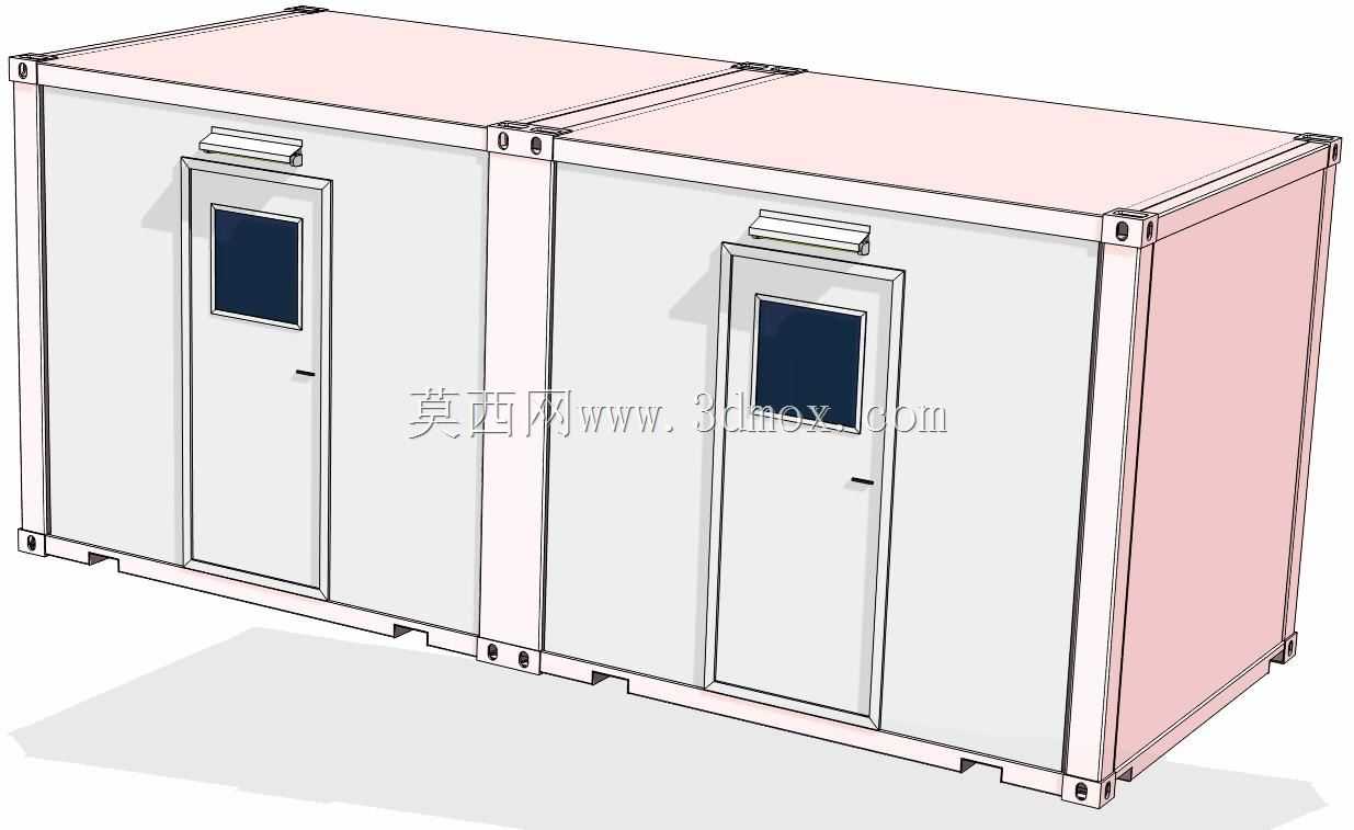 2家园概念紧急集装箱床镇。