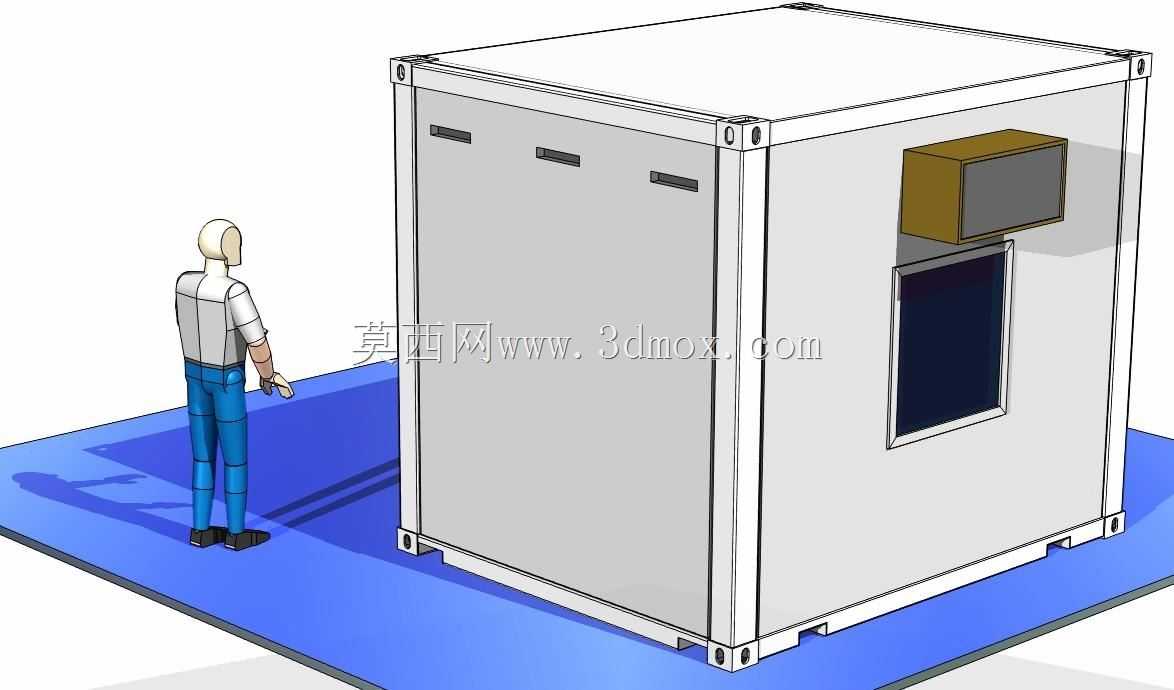3WC-概念紧急集装箱床镇。