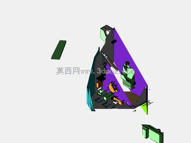Revit技能展示:谷仓式车库办公楼