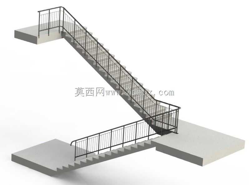 带栏杆的楼梯