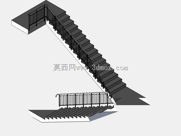 带栏杆的楼梯