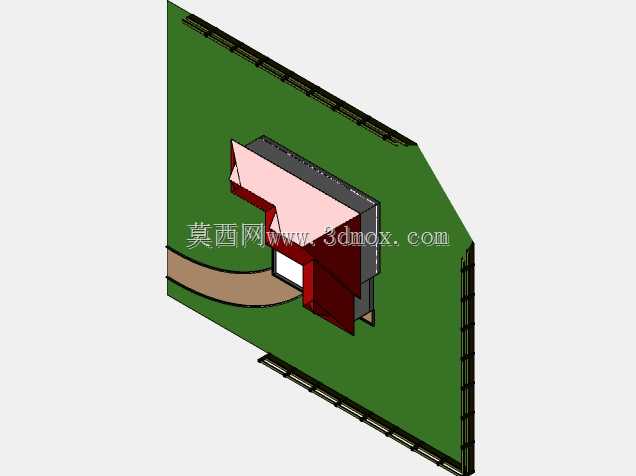 AUTOCAD Skills Showcase-三维房屋平面图