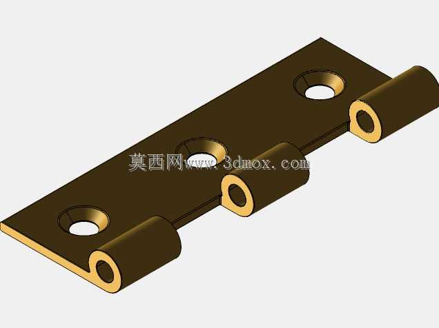 76 x 50mm双层钢制水洗黄铜对门铰链