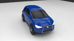 三菱ASX simple 3D