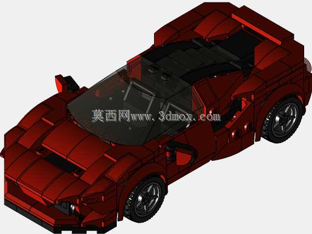 乐高速度冠军-法拉利F8 Biturbo(76895)