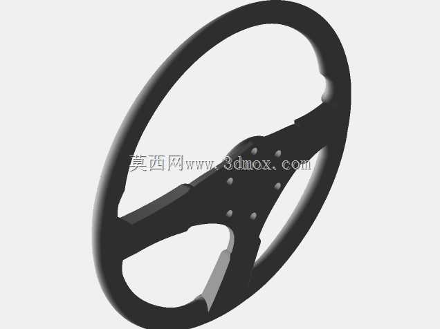 Momo调谐器-方向盘3D模型