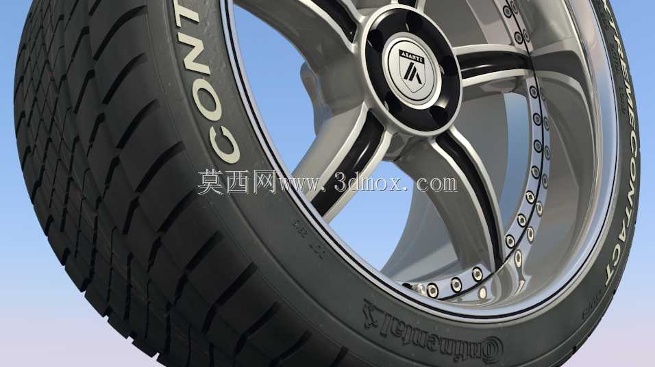 Asanti B2车轮w。接触式轮胎