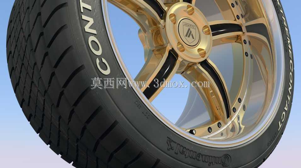 Asanti B2车轮w。接触式轮胎