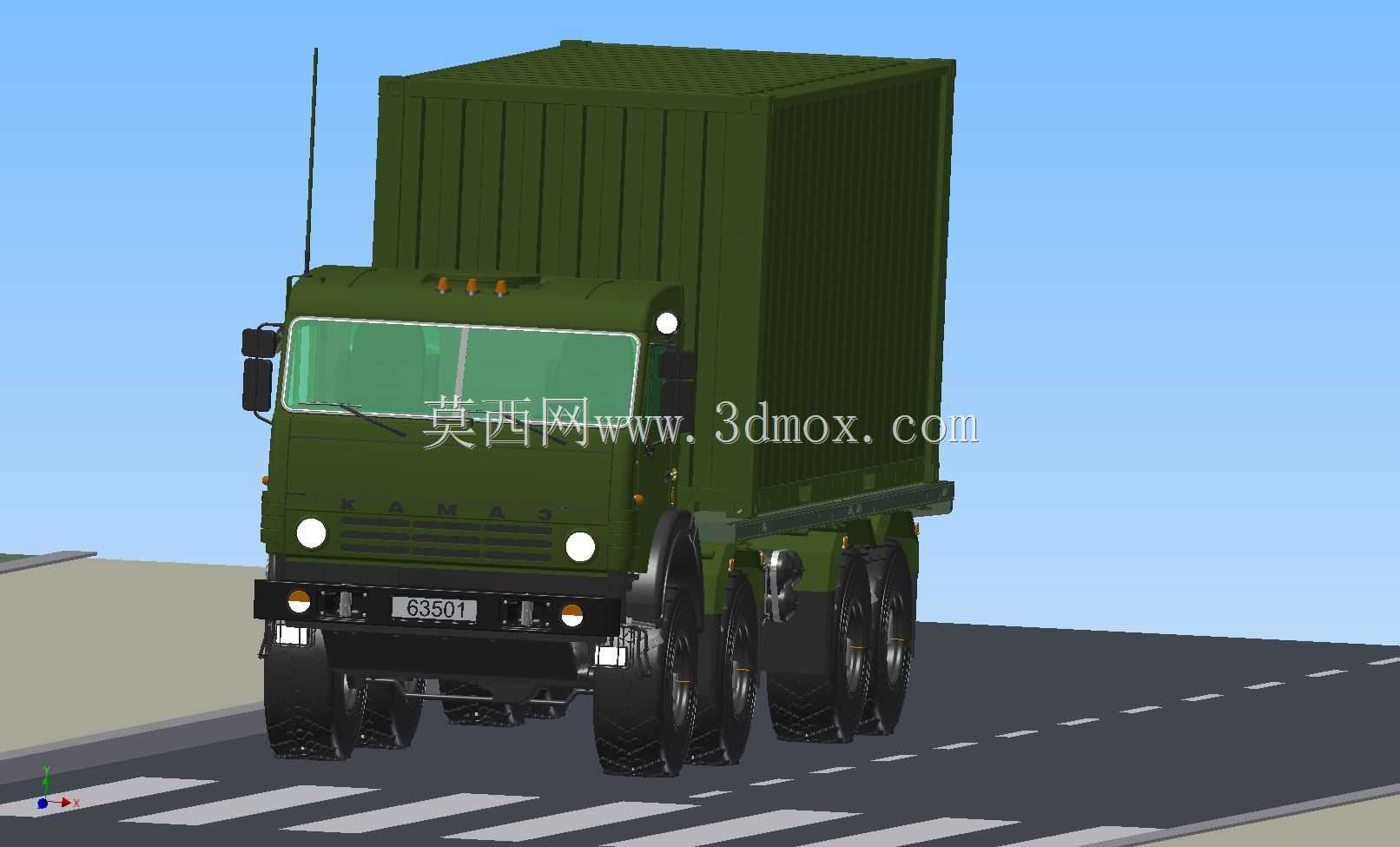 ����˹����KAMAZ 63501 8X8����װ��20Ӣ��