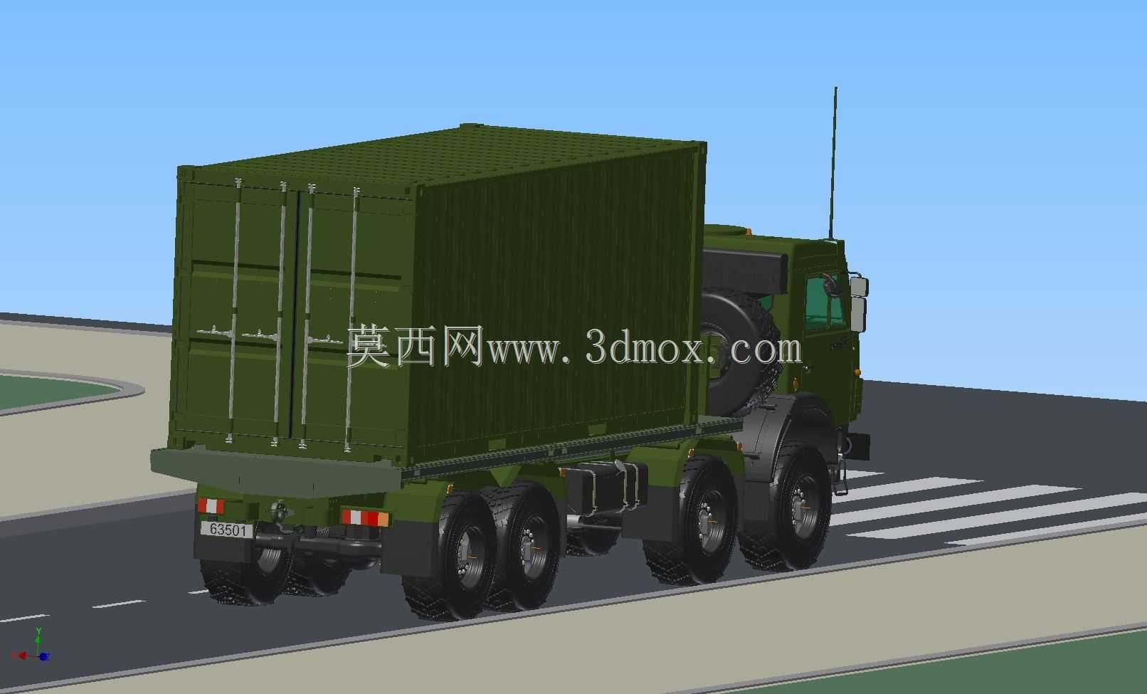 ����˹����KAMAZ 63501 8X8����װ��20Ӣ��