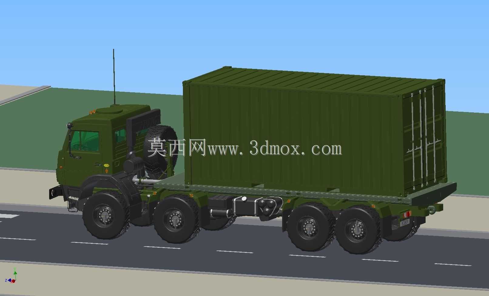 ����˹����KAMAZ 63501 8X8����װ��20Ӣ��