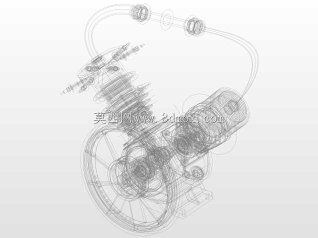 V2双斯特林发动机原型