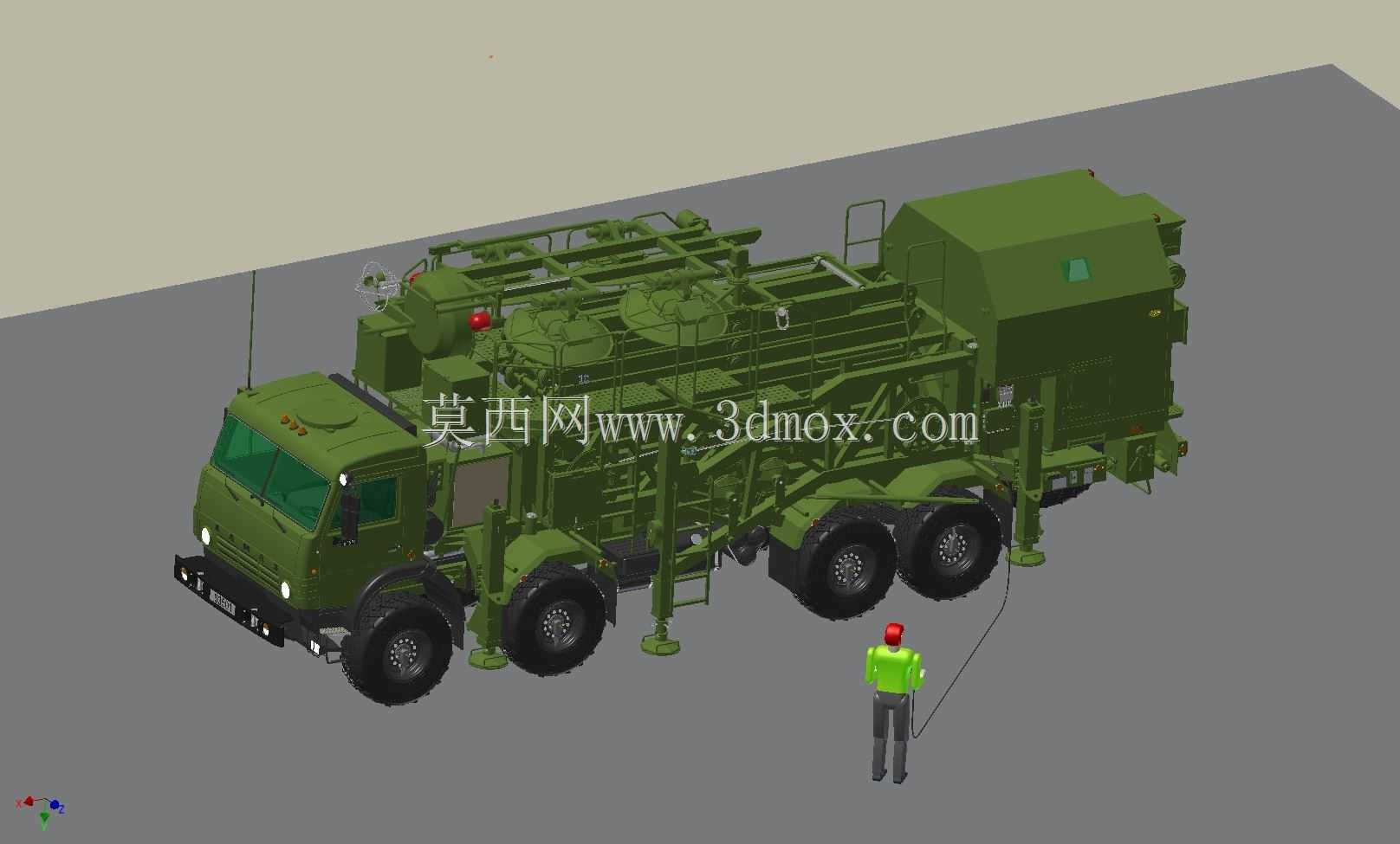 ����˹������KAMAZ 63501 8x8�����䱸��MIK-MKS���ƶ�ϵͳ