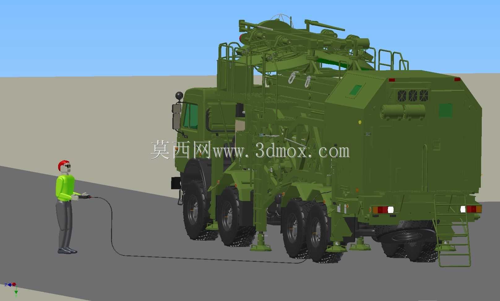 ����˹������KAMAZ 63501 8x8�����䱸��MIK-MKS���ƶ�ϵͳ