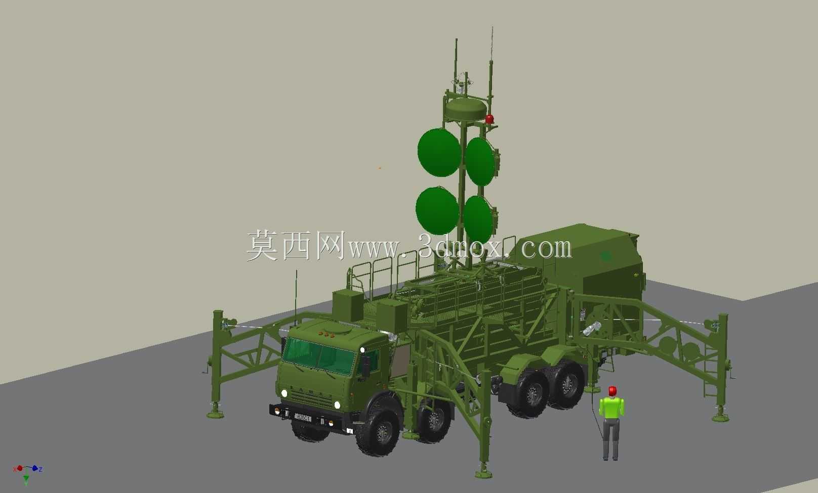 ����˹������KAMAZ 63501 8x8�����䱸��MIK-MKS���ƶ�ϵͳ