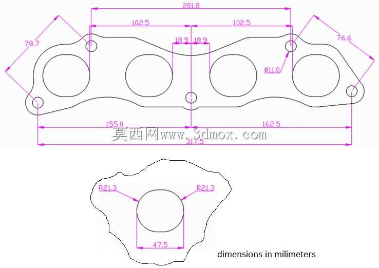 K20A T3 v2涡轮排气歧管