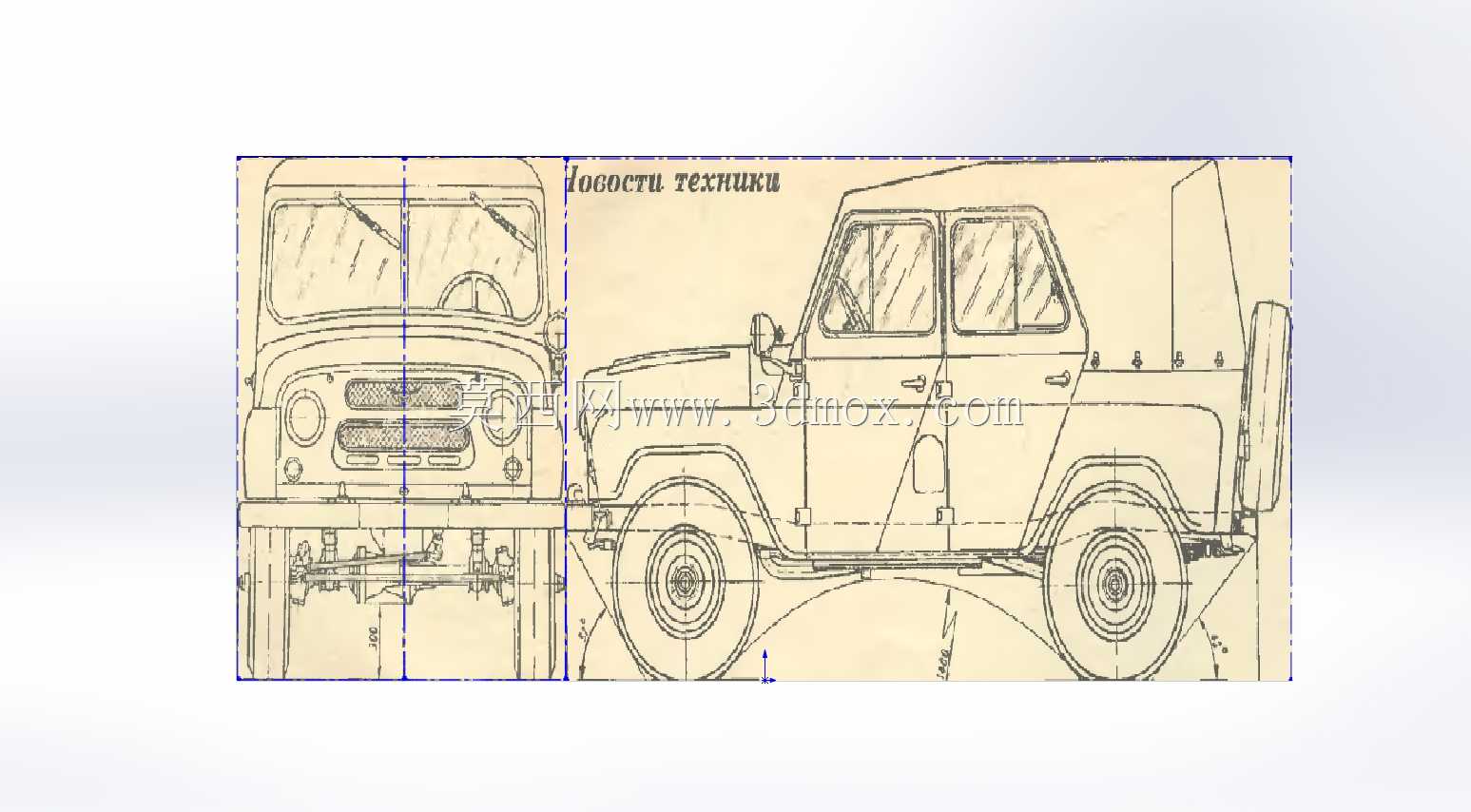 UAZ 469车体