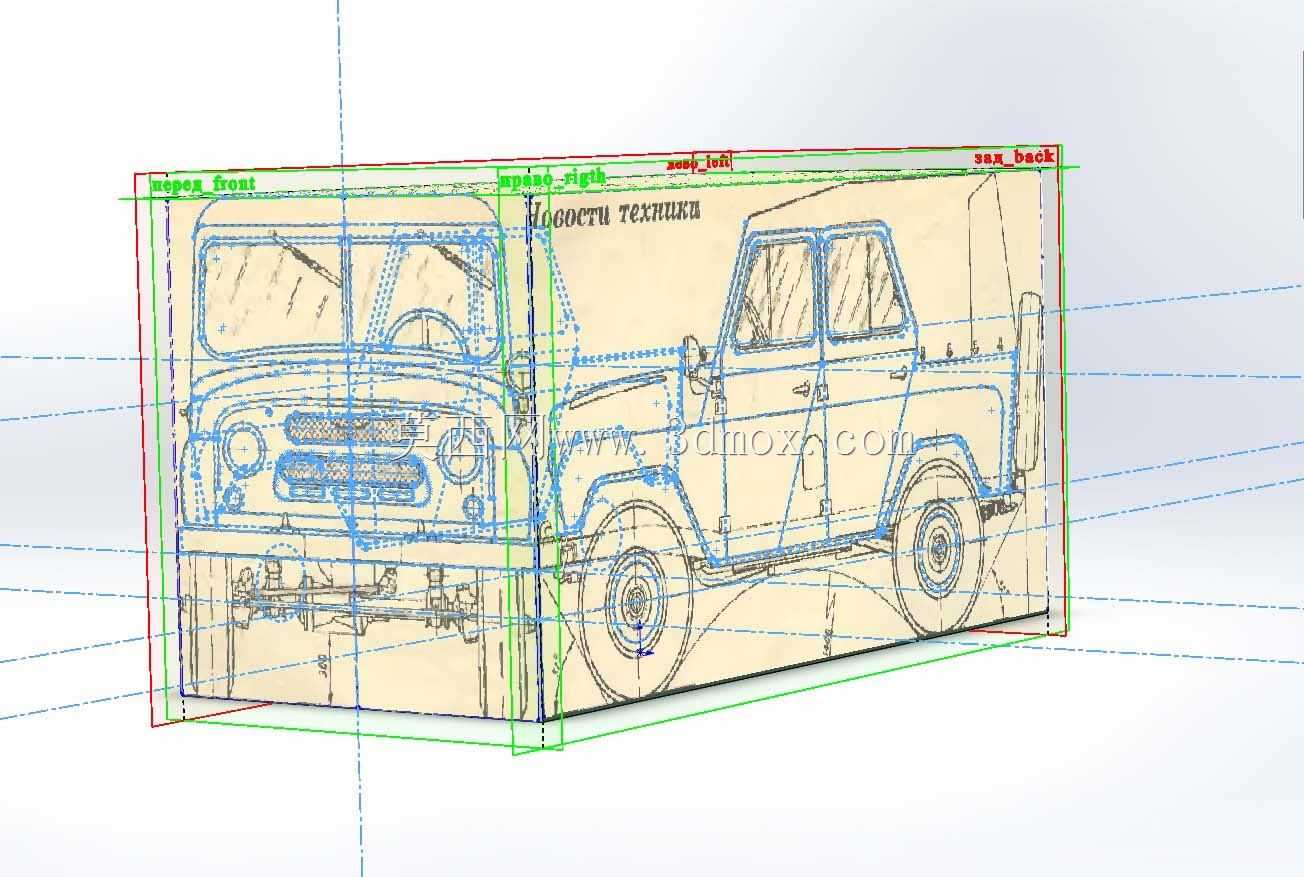 UAZ 469车体