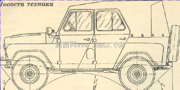 UAZ 469车体