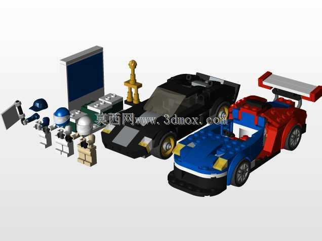 乐高速度冠军-2016福特GT\u0026 1966福特GT40(75881)