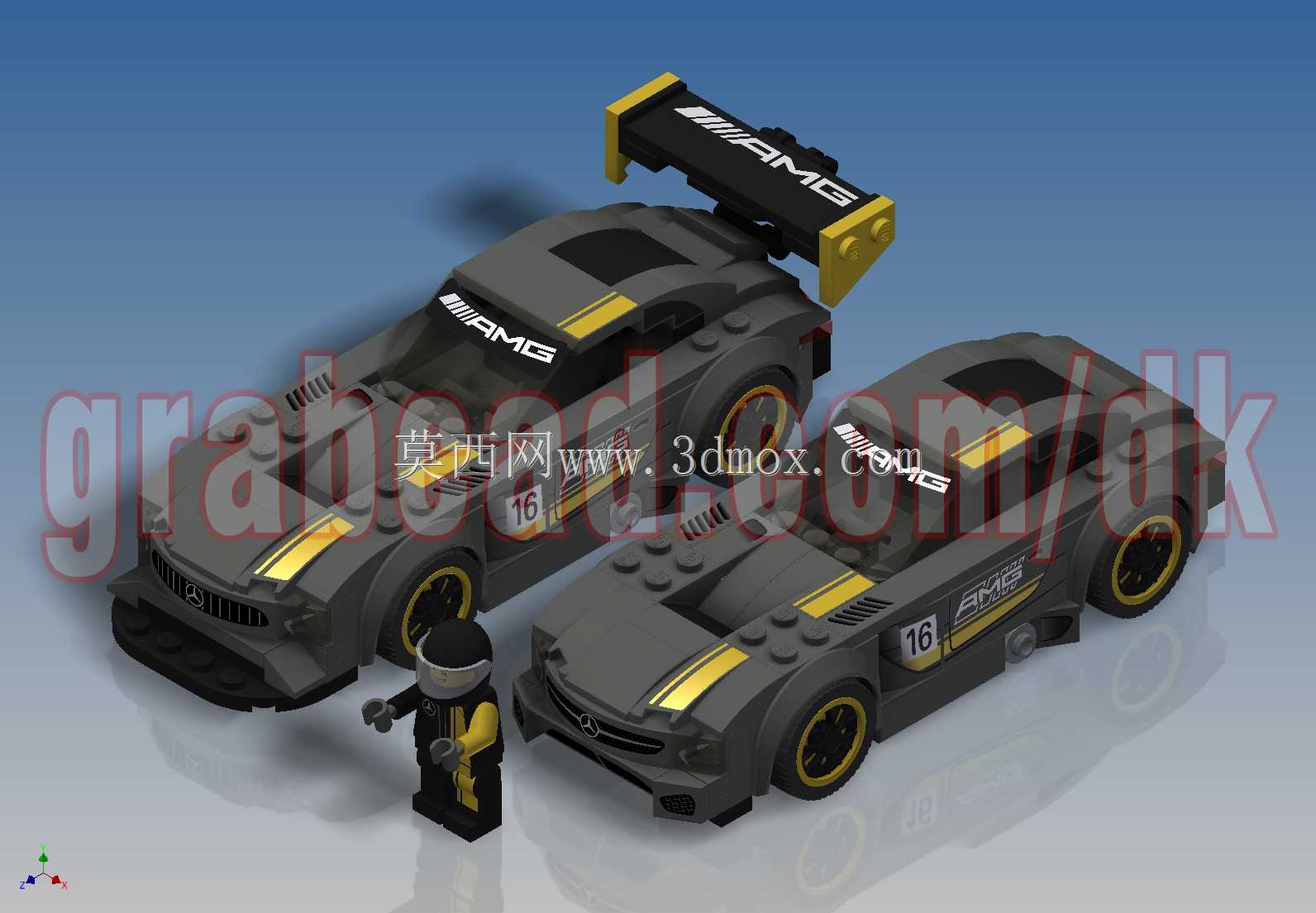 �ָ��ٶȹھ�-÷����˹AMG GT3��75877��