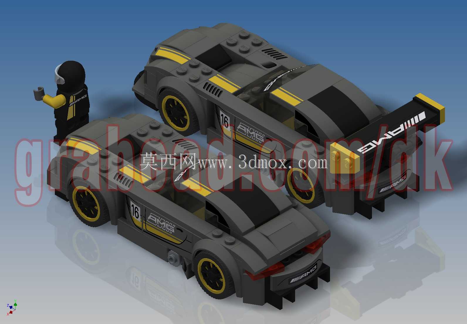 �ָ��ٶȹھ�-÷����˹AMG GT3��75877��