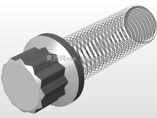 所有5-16in-24 12角法兰头螺钉