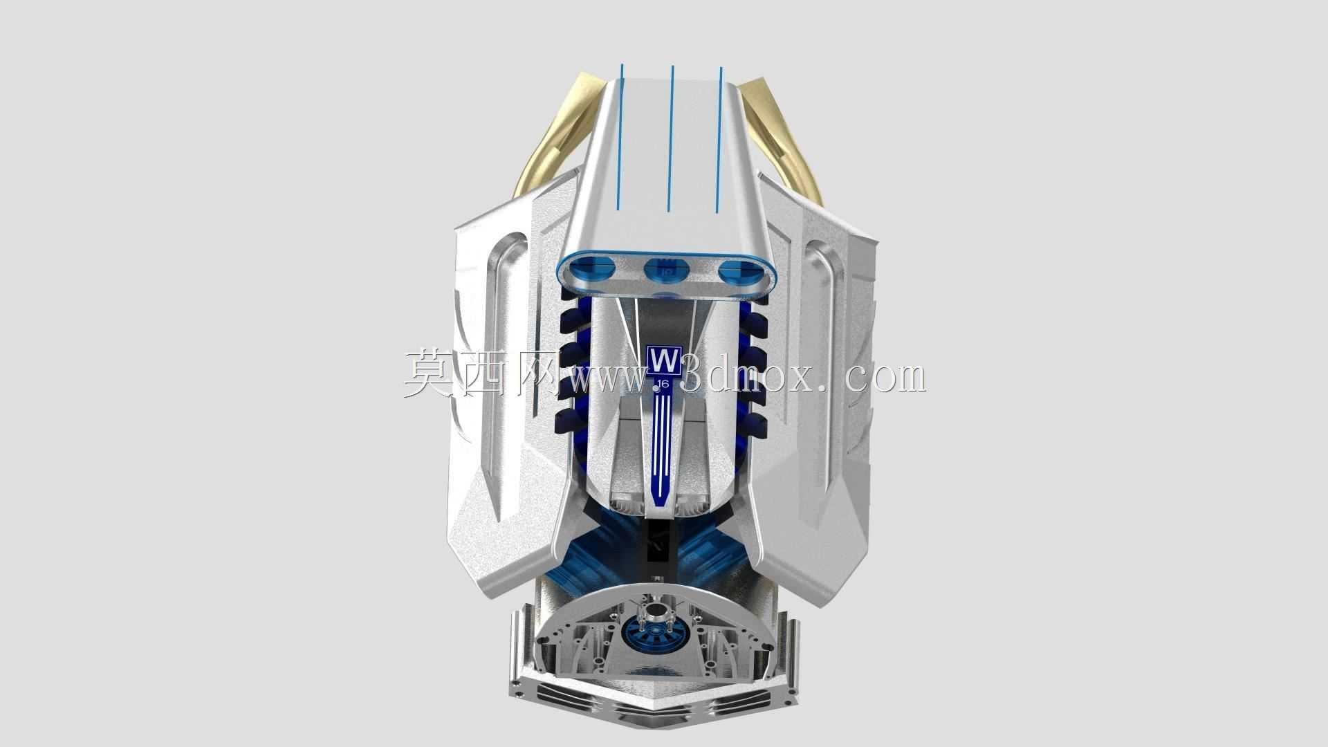 W16发动机增压版(实验-1概念发动机)