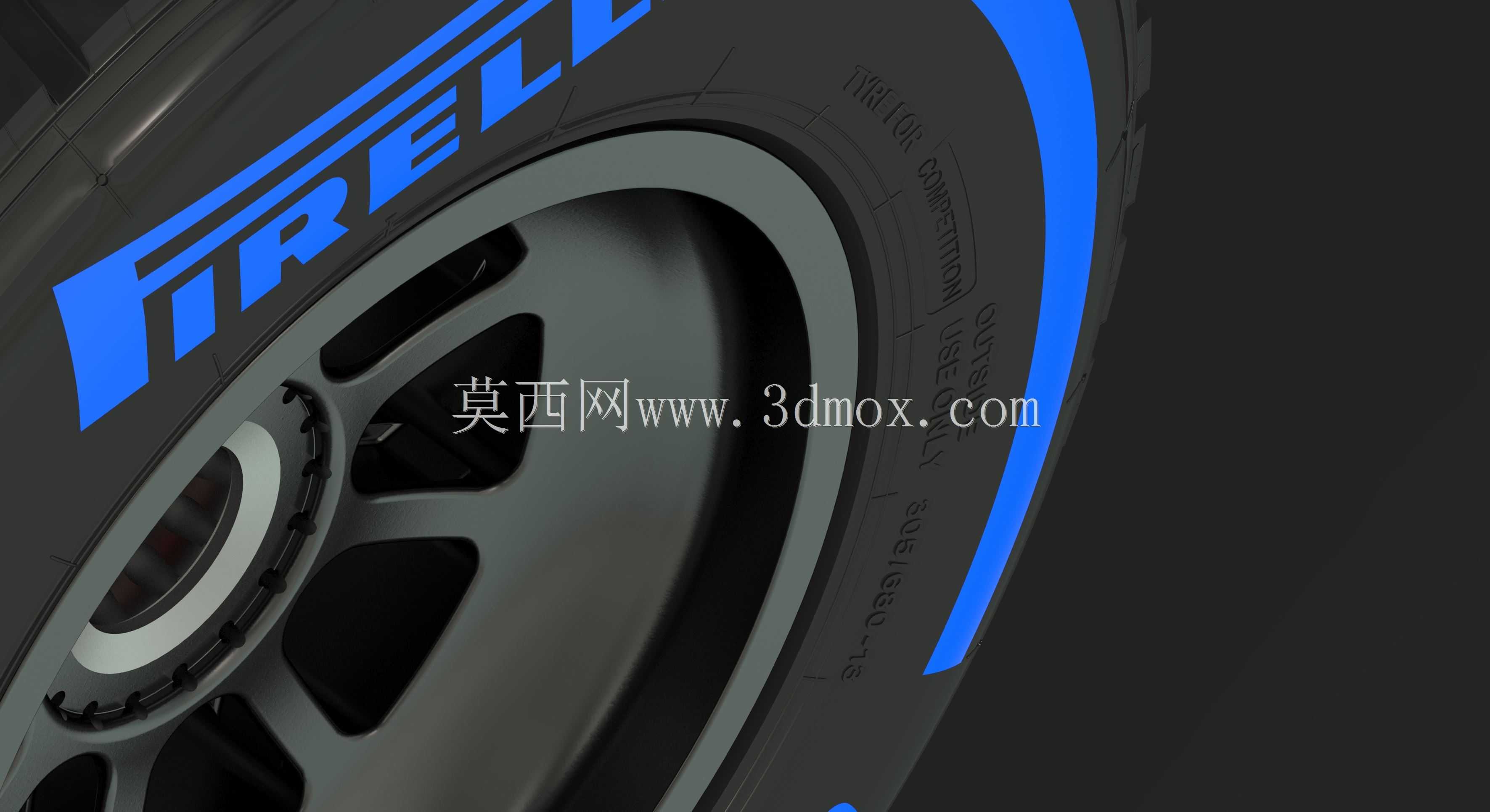 F1 2017-2020倍耐力Cinturato轮胎湿跑道305/680-13(右前)