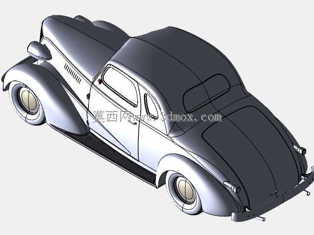 雪佛兰轿跑车1937年SolidWorks汽车模型由艾哈迈特米凯尔亚兹?c?