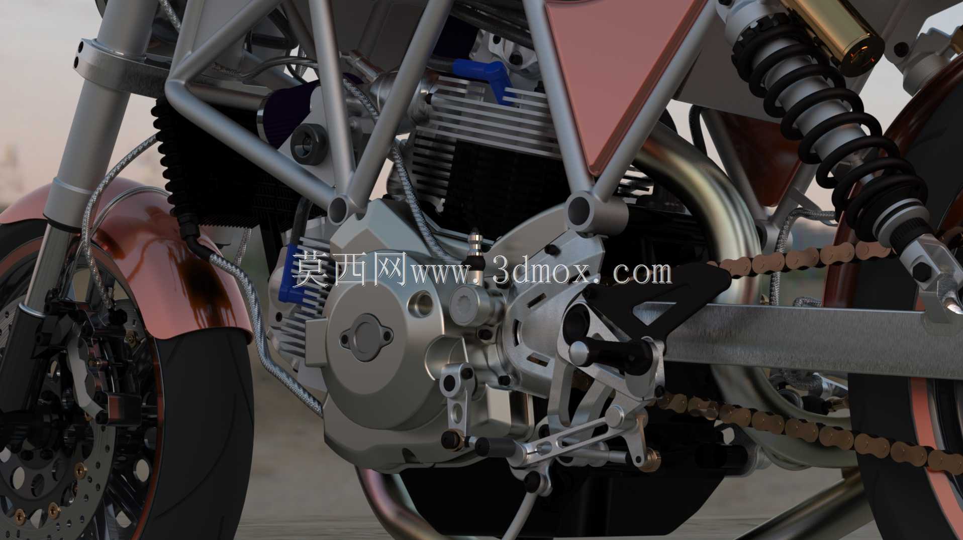 杜卡迪900SS咖啡馆é 赛车手(沃尔特·西格尔致敬)