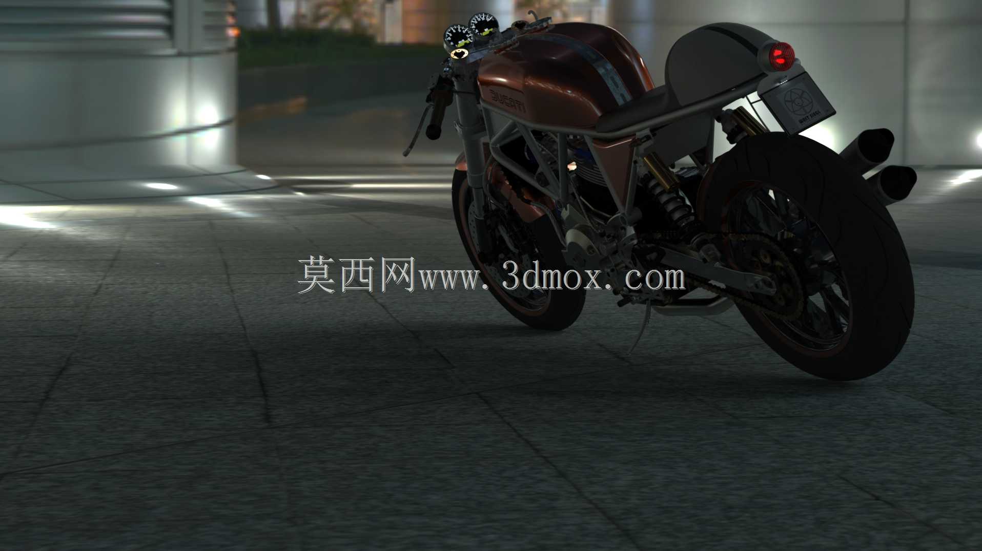 杜卡迪900SS咖啡馆é 赛车手(沃尔特·西格尔致敬)
