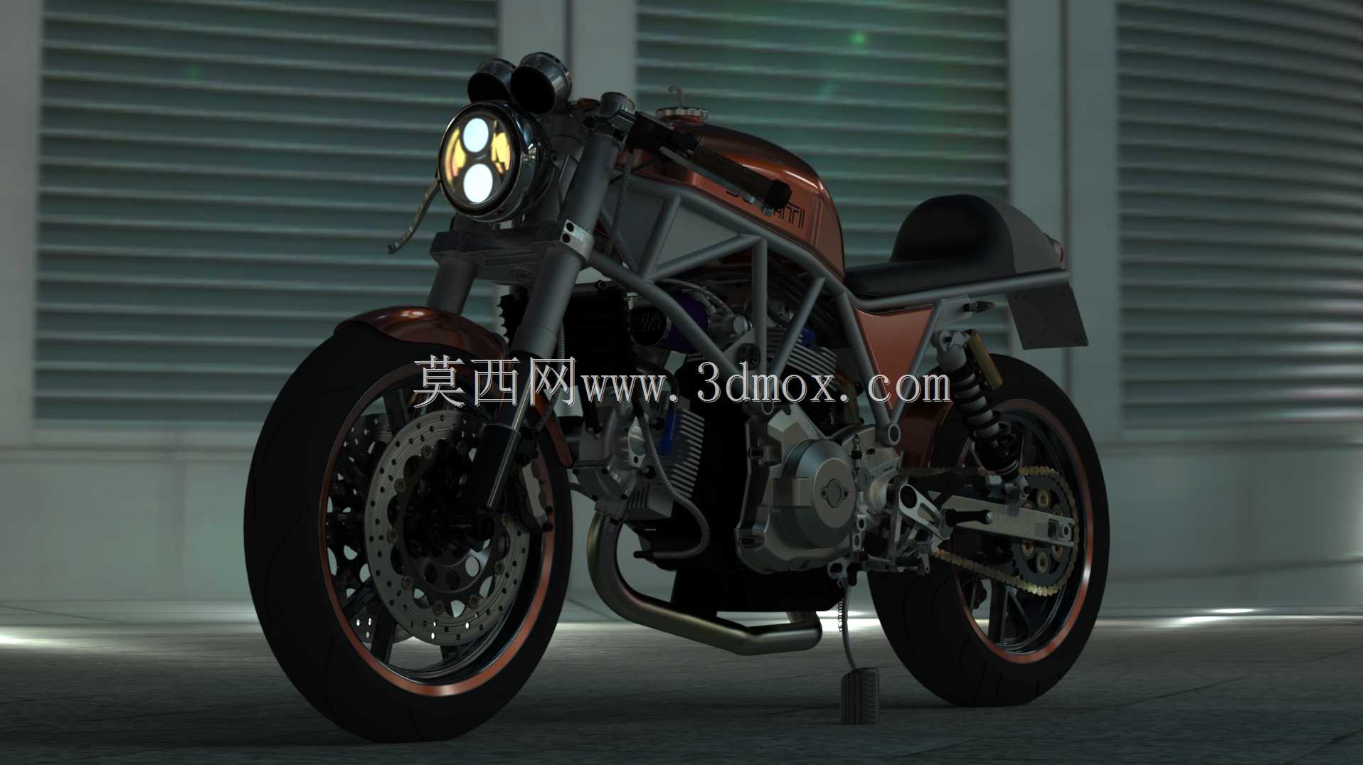 杜卡迪900SS咖啡馆é 赛车手(沃尔特·西格尔致敬)