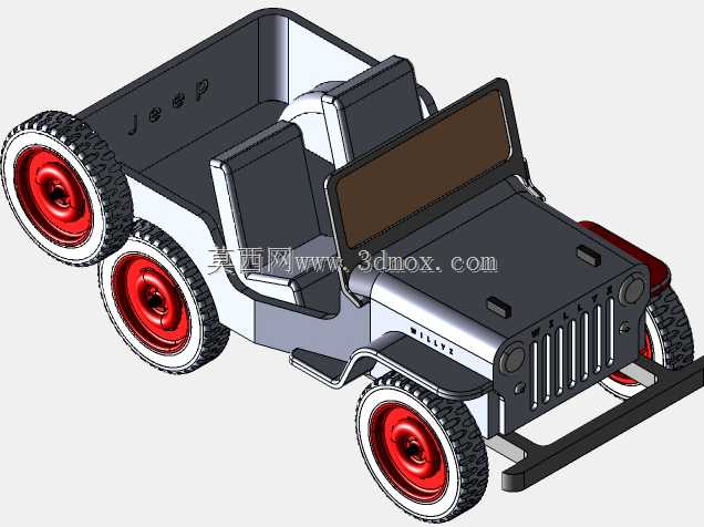 Jeep Willyz CJ-3B 1954年红色