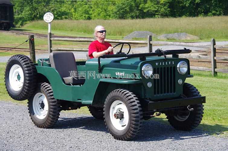 Jeep Willyz CJ-3B 1954年绿色
