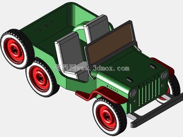 Jeep Willyz CJ-3B 1954年绿色