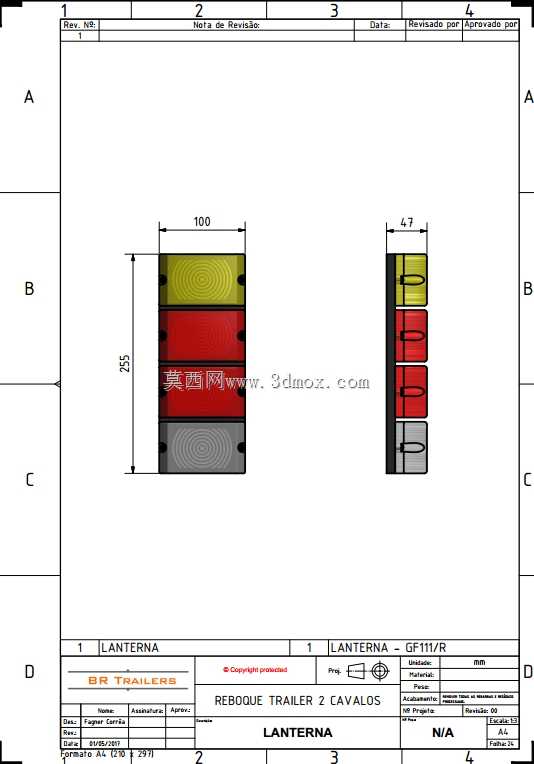 Lanterna GF 111/R-����/�ϳ�LED��