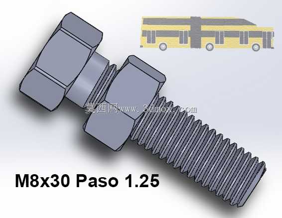 M8x30����1.25