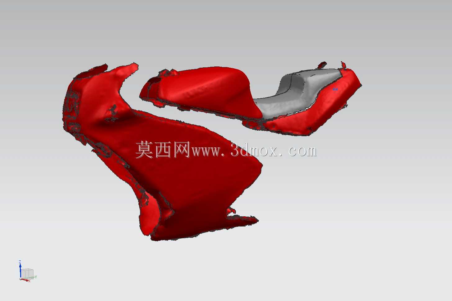 杜卡迪900SS底座(STL车身)