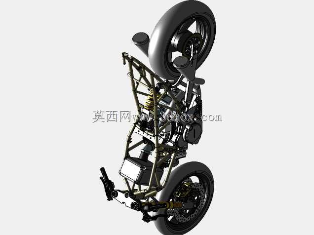 杜卡迪900SS底座(STL车身)