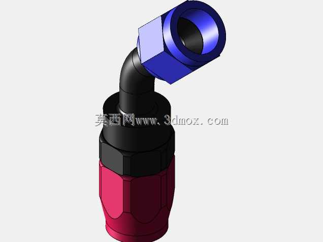 �����ܶ˽�ͷAN06��ת45��