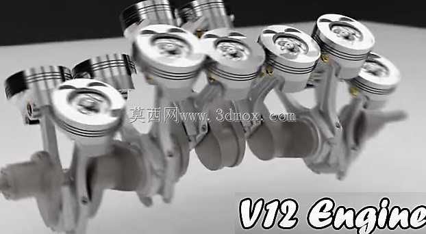 V12发动机CREO PTC