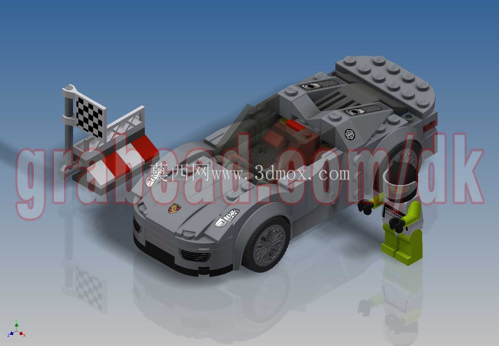 乐高极速冠军-保时捷918 Spyder(75910)