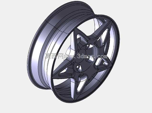 黑色法拉利车轮-Catia V5