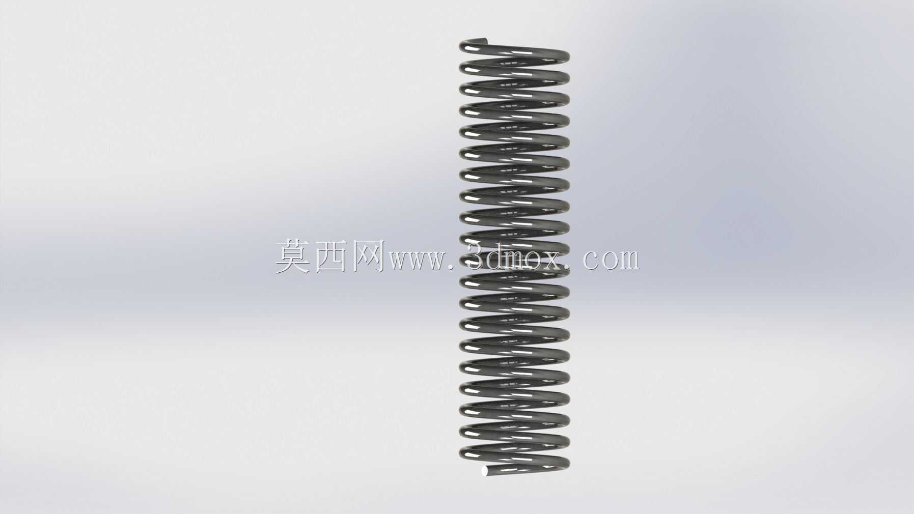 弹簧:外径20mm,内径18mm,螺距4mm/20Rev,D=2mm
