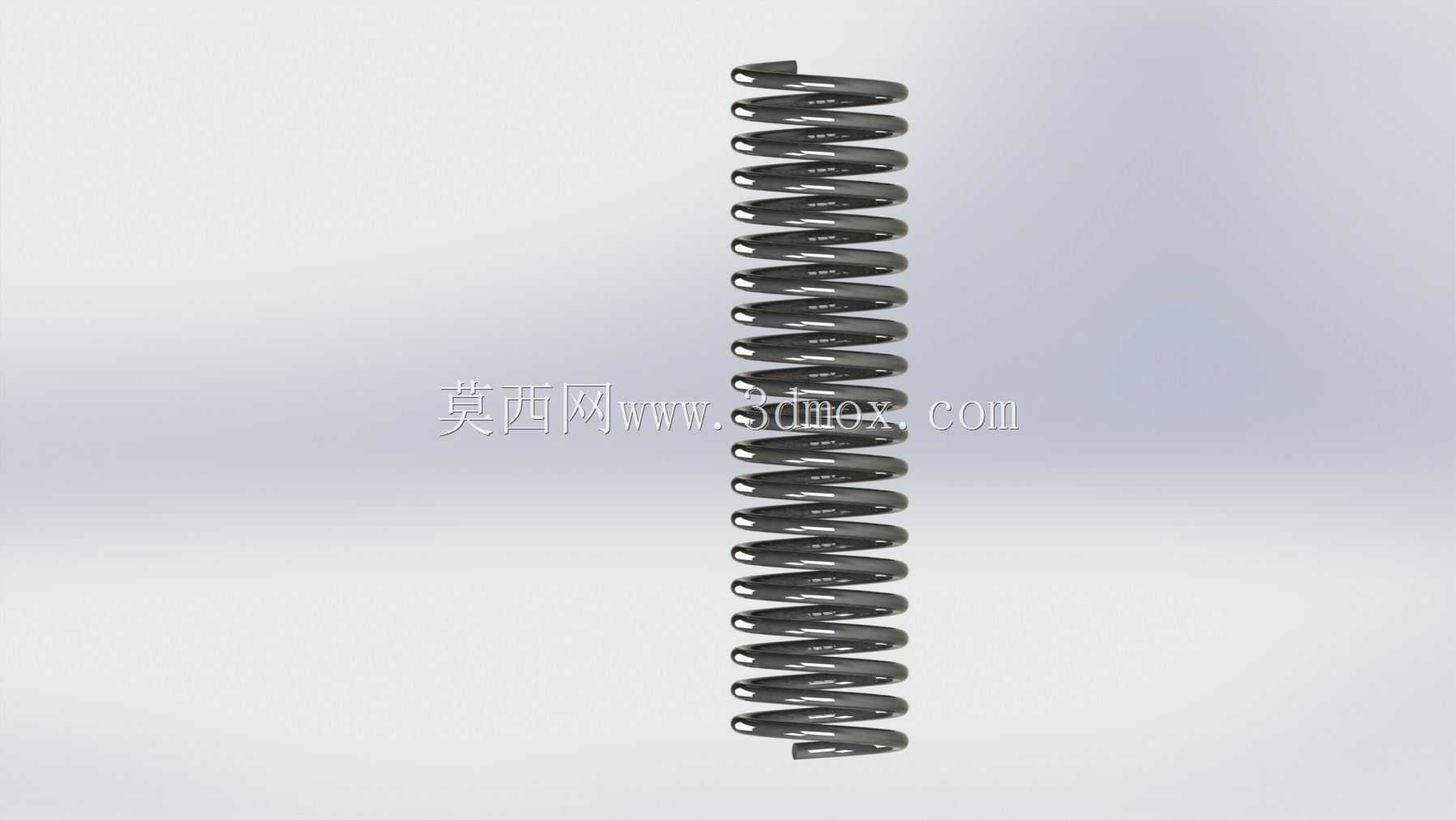 弹簧:外径20mm,内径18mm,螺距4mm/20Rev,D=2mm