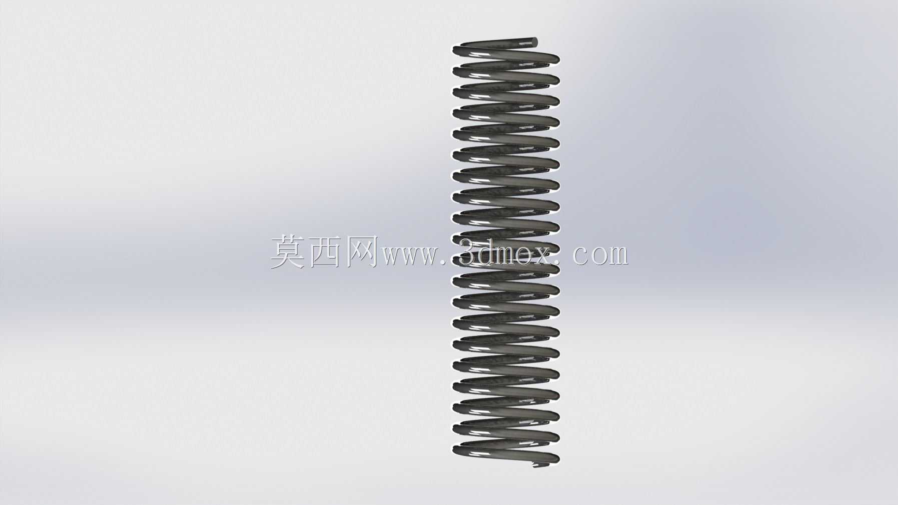 弹簧:外径20mm,内径18mm,螺距4mm/20Rev,D=2mm