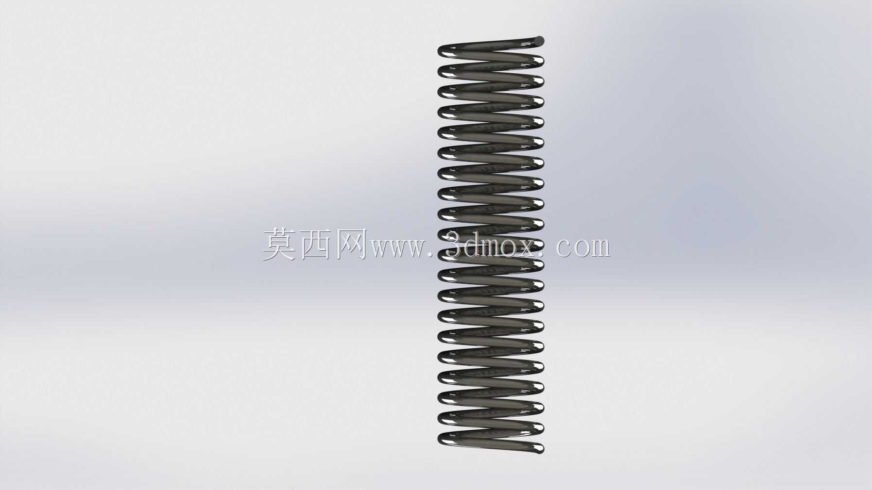 弹簧:外径20mm,内径18mm,螺距4mm/20Rev,D=2mm