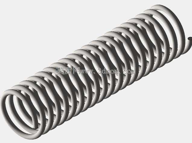 弹簧:外径20mm,内径18mm,螺距4mm/20Rev,D=2mm